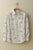Off White Linen with Abstract Face Art