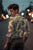 Yellow Rayon Shirt with Multicolor Leaf Shirt