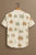 White Printed Half Sleeve Shirt