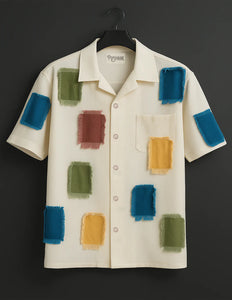 Premium Oversize Shirt Multi colour Patches