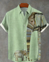 [Elephant] Men's Vintage Elephant Family Shirt